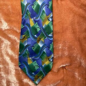 J Garcia | 100% silk blue tie